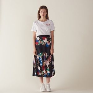 SANDRO PLEATED SKIRT